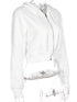 Women's Party / Work Hoodie - Solid Colored White S - menochic